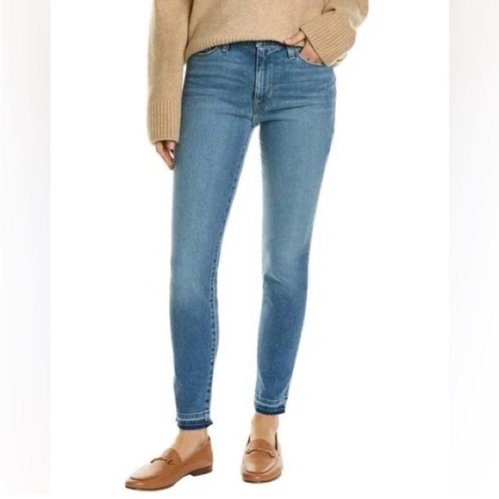 HUDSON Blair High Rise Super Skinny Jeans Size 30 Raw Hem